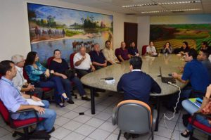 Encontro realizado na sede da Famasul discute soluções para o problema que atinge regiões produtoras do Estado. – Foto: Divulgação