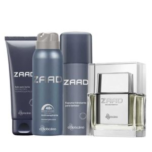 Eau de Parfum Zaad (perfume e loção pós-barba) – Foto: Divulgação